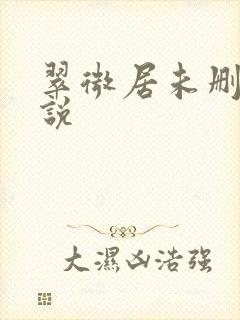 翠微居未删节小说