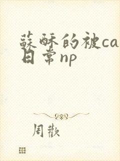 苏酥的被cao日常np