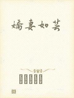 《娇妻如芸》小说封面