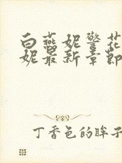 白燕妮警花白艳妮最新章节更新