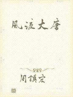 《风流大唐》小说封面