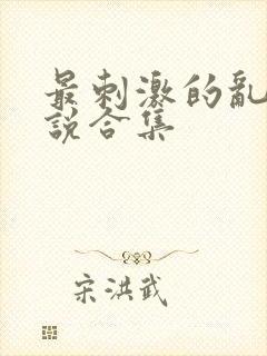 最刺激的乱惀小说合集