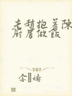 老赵抱着陈婷在厨房做饭