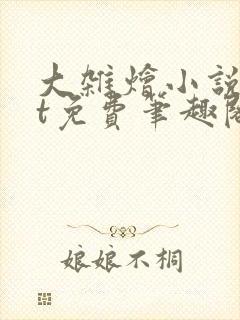 大杂烩小说txt免费笔趣阁