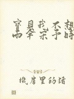 宝贝我不想带小雨伞宋予时