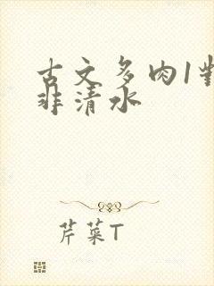 古文多肉1对n非清水