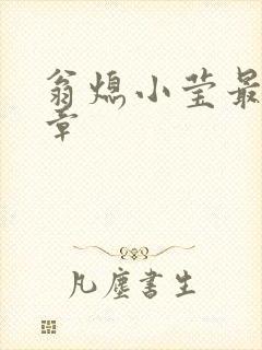 翁熄小莹最新节章