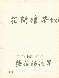 花间浪子txt