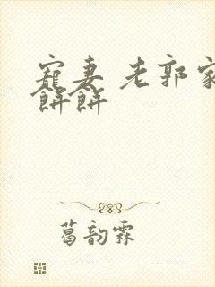 宠妻 老郭家的饼饼