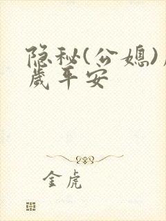 隐秘(公媳)岁岁平安