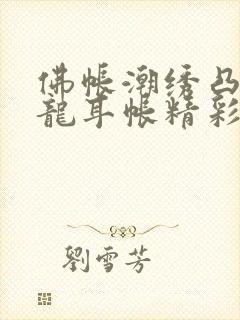 佛帐潮绣凸浮双龙耳帐精彩片段