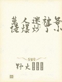 万人迷被各路大佬爆炒了小说