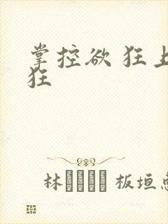 掌控欲 狂上加狂