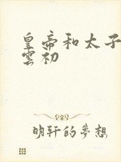 皇帝和太子妃h云初