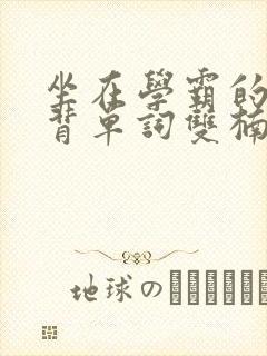 坐在学霸的鸡上背单词双楠