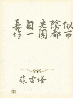 长日光阴似箭乱作一团都市言情