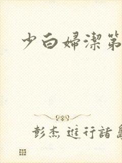 少白妇洁第二部