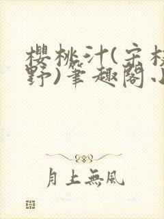 樱桃汁(宋枝江野)笔趣阁小说
