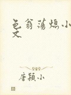 色翁荡熄小说全文