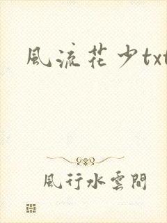 风流花少txt