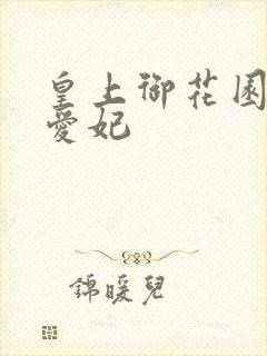 皇上御花园中要爱妃