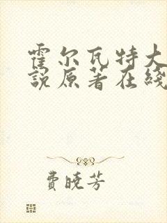 霍尔瓦特大街小说原著在线阅读