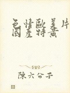 色情欧美片午夜国产特黄