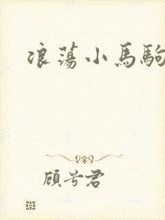浪荡小马驹封面