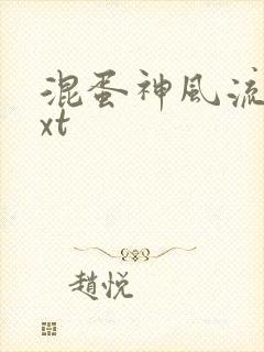 混蛋神风流史txt