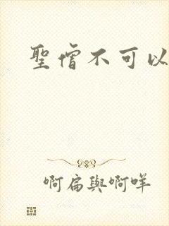 圣僧不可以