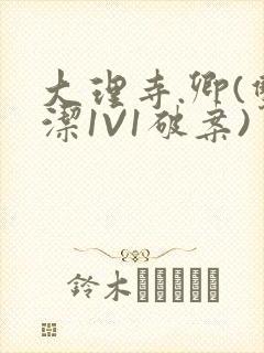 大理寺.卿(双洁1V1破案)