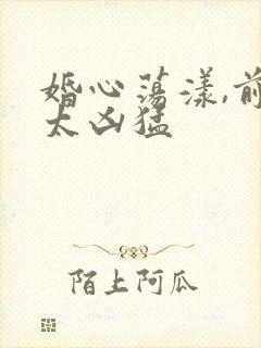 婚心荡漾,前夫太凶猛