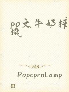 po文牛奶榨汁机