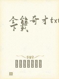 全能奇才txt下载