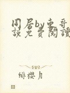 同居by东哥小说免费阅读全文无弹窗
