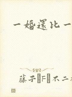 一婚还比一婚高