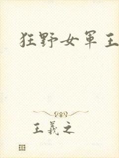 狂野女军王