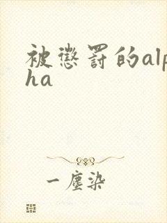 被惩罚的alpha
