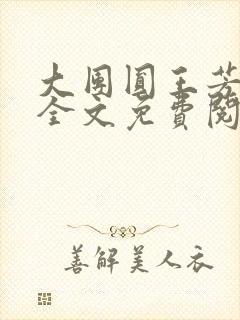 大团圆王芳高敏全文免费阅读