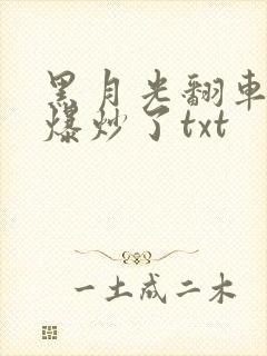 黑月光翻车后被爆炒了txt