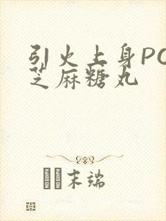 引火上身POP芝麻糖丸