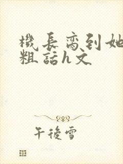 机长脔到她哭h粗话h文