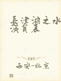 长津湖之水门桥演员表