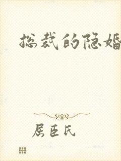 总裁的隐婚新娘