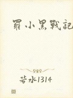 罗小黑战记小说