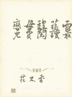 恋母程菲雨全文免费阅读最新章节