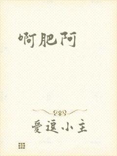 啊肥阿封面