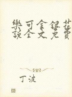 乐可金银花露小说全文免费阅读