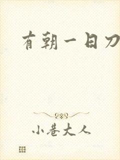 有朝一日刀在手
