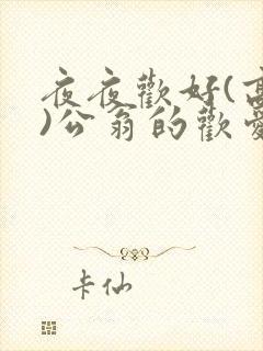 夜夜欢好(高h)公翁的欢爱h